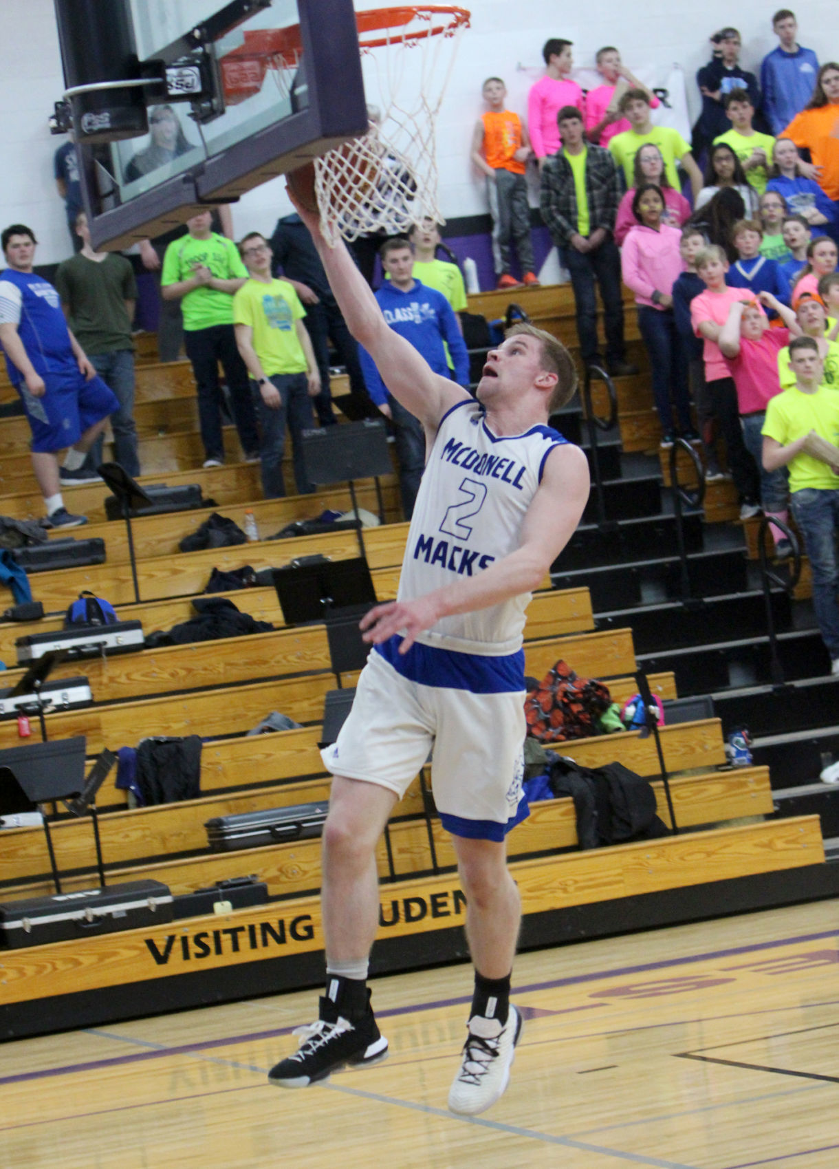 Athens vs McDonell boys basketball at Eau Claire Memorial 3-7-19